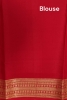 Classic Contrast Pure Mysore Crepe Silk Saree